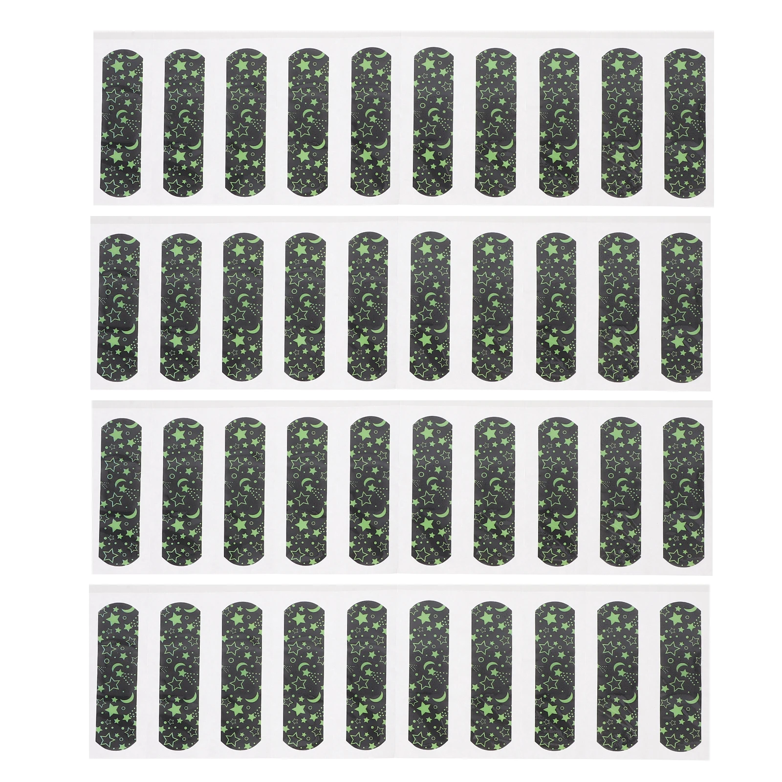 

100 Pcs Glow-in-the-dark Wounds Bandages Kid Adorable for Outdoor Adhesive Tape Child