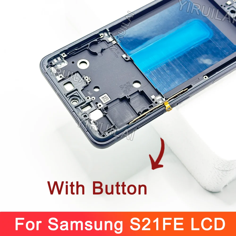 TFT for Samsung Galaxy S21 FE 5G LCD Display Touch Screen Digitizer with Frame For Samsung S21 FE G990B G990B/DS Screen Assembly