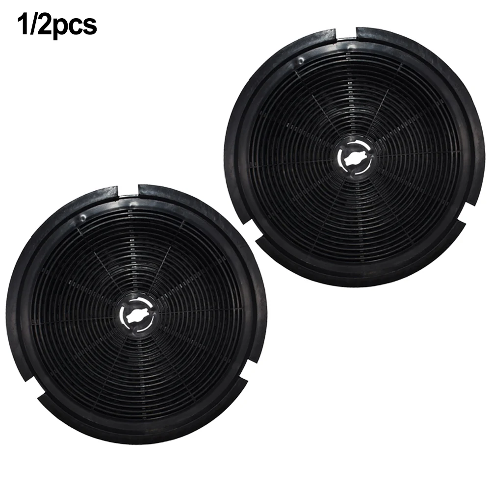 1/2pcs Round Active Charcoal Filter For Exhaust Hoods  Enhance Air Quality For Refsta K25 Home Cleaning Products