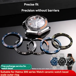 40/42mm High Quality Ceramic Watch Bezel Insert For Omega Seamaster 300 Sea Scale Circle Replace Colorful Ring watch accessories