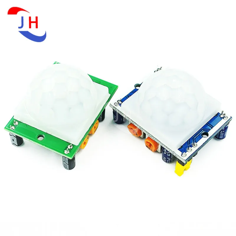 1PCS New HC-SR501 Probe Human Body Infrared Sensor Module Pyroelectric Sensor Switch Infrared Sensor Probe Blue-green Module