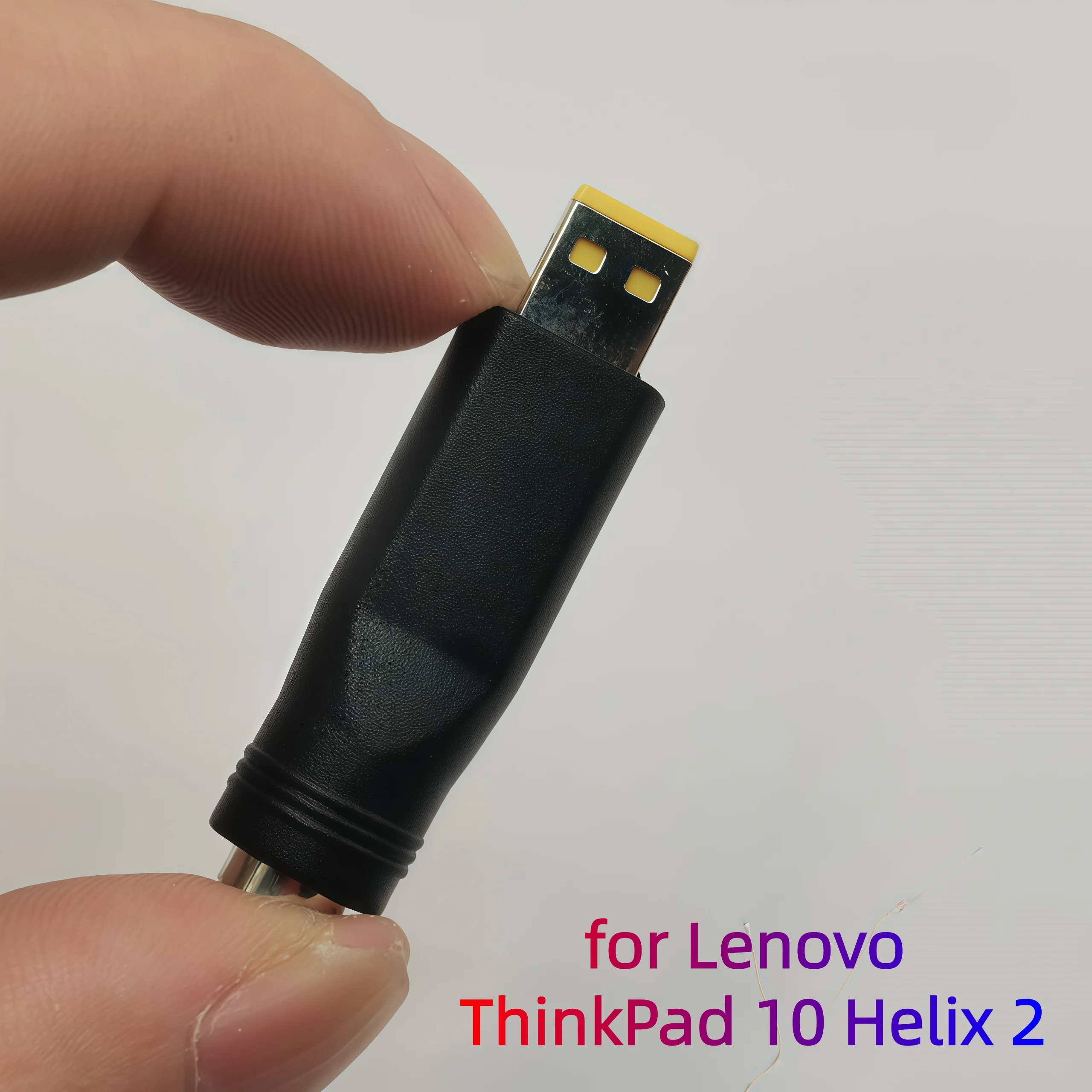 Notebook Charger DC Power Adapter Plug Converter for Lenovo ThinkPad 10 Helix 2 Laptop 5.5x2.1mm Female to Square Plug Connector