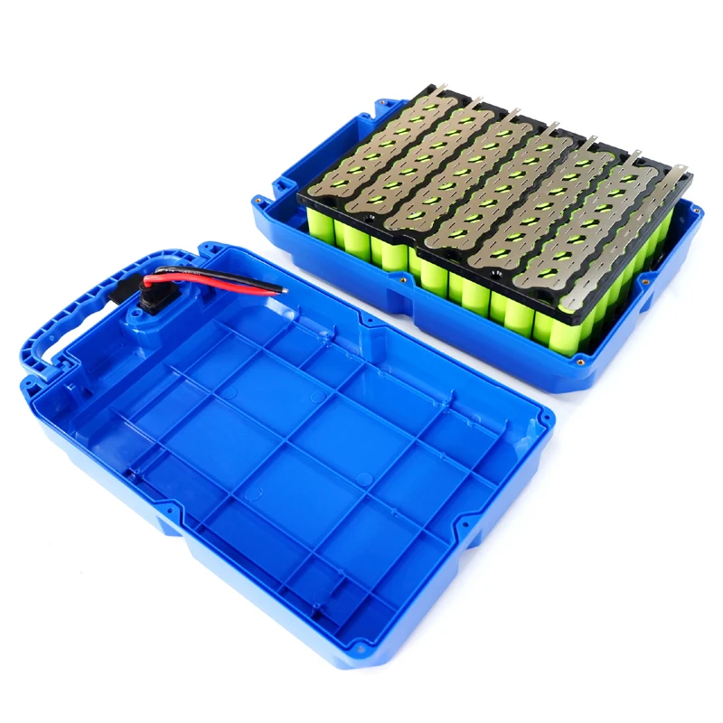 13S8P 48V Lithium Battery Case With free 18650 Battery Holder and Nickel Strip Can be placed 104 pieces cells