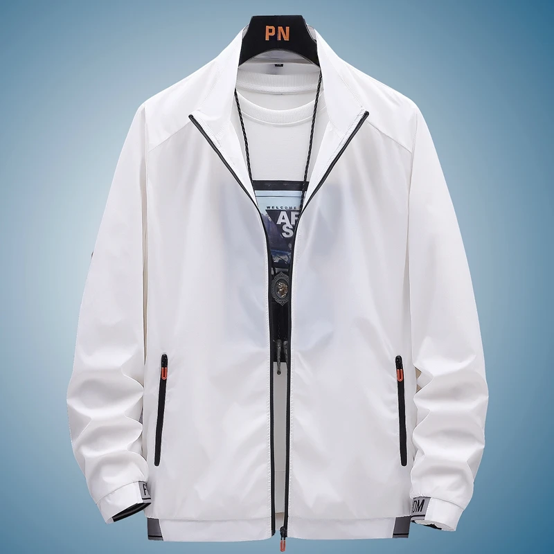 New Sunscreen Coats Men's Breathable Sports Waterproof Jacket Summer UV Protection Outdoor Fishing Skin Clothing