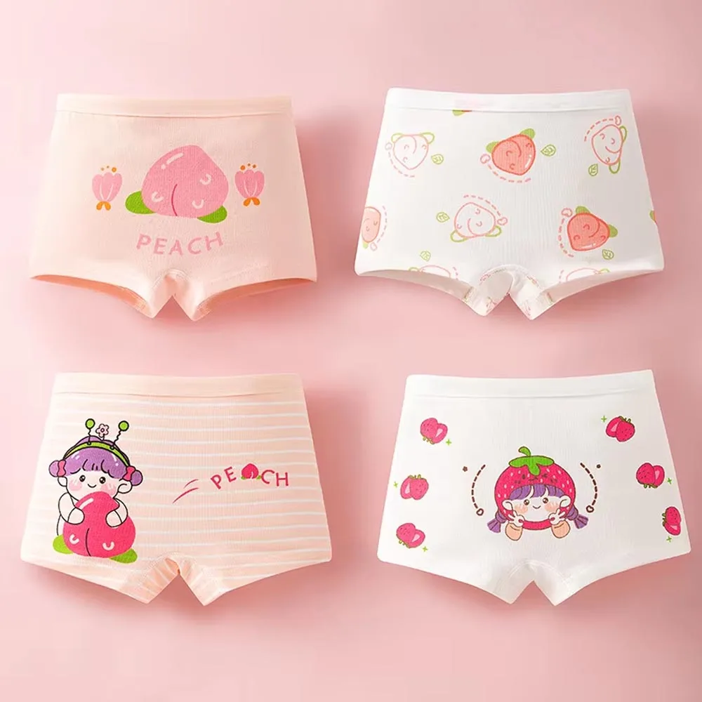 Girls 4 Pcs/Lot Und… - image