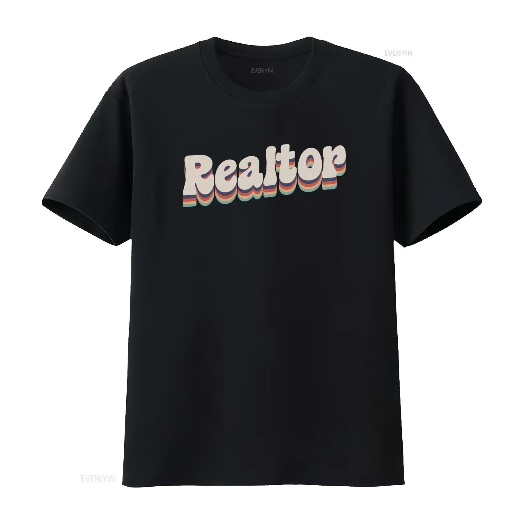 Retro Realtor T Shirt Vintage Real Estate Agent House Dealer Property Home Seller vintage Washed Comfortable Unisex fashion