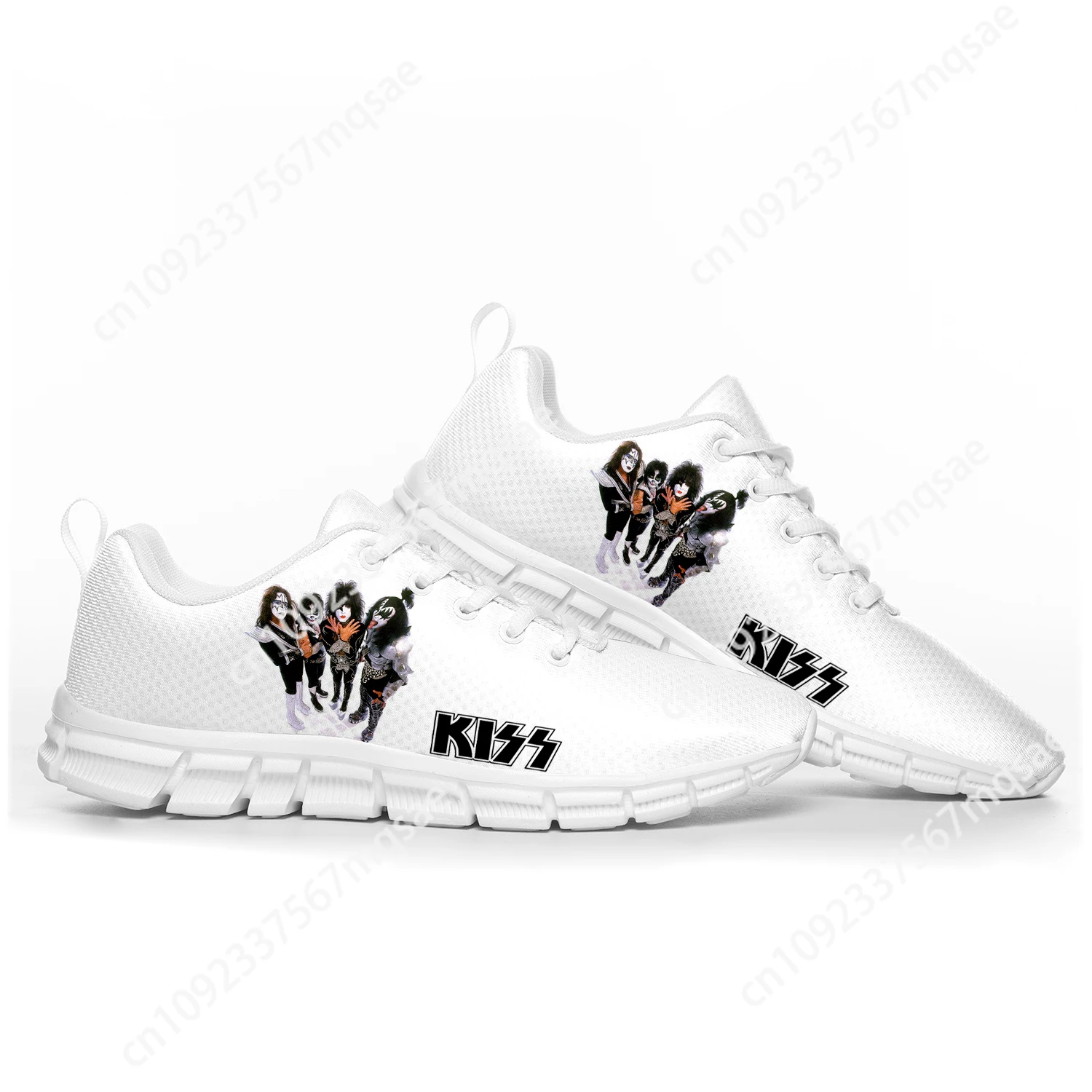 Heavy Metal Rock Band Kuss Mode Sportschuhe Herren Damen Teenager Kinder Kinder Turnschuhe benutzer definierte hochwertige Paar Schuhe