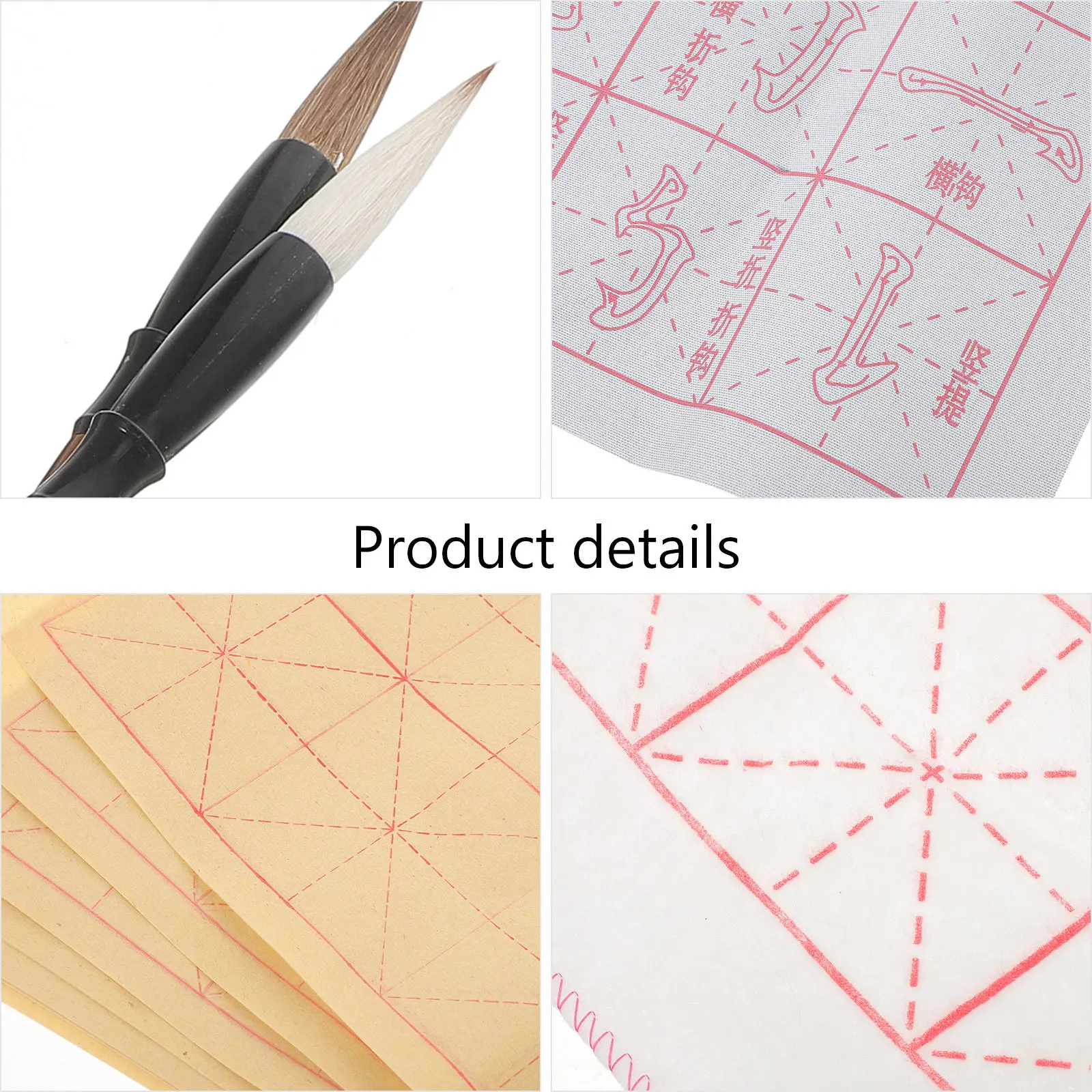 1 set Chinese Calligraphy Brush Writing Ink Painting Halloween Christmas New Year Calligraphy Writing Set Calligraphy Set