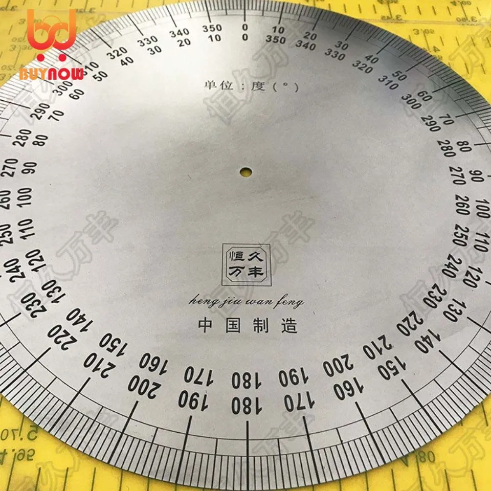 300x6x2mm Industrial measuring disc stainless steel angle disc mechanical fittings