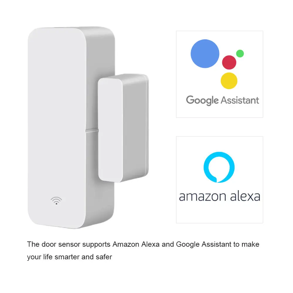 Wireless Wifi Smart Window Door Sensor for home security system door alarm sensor