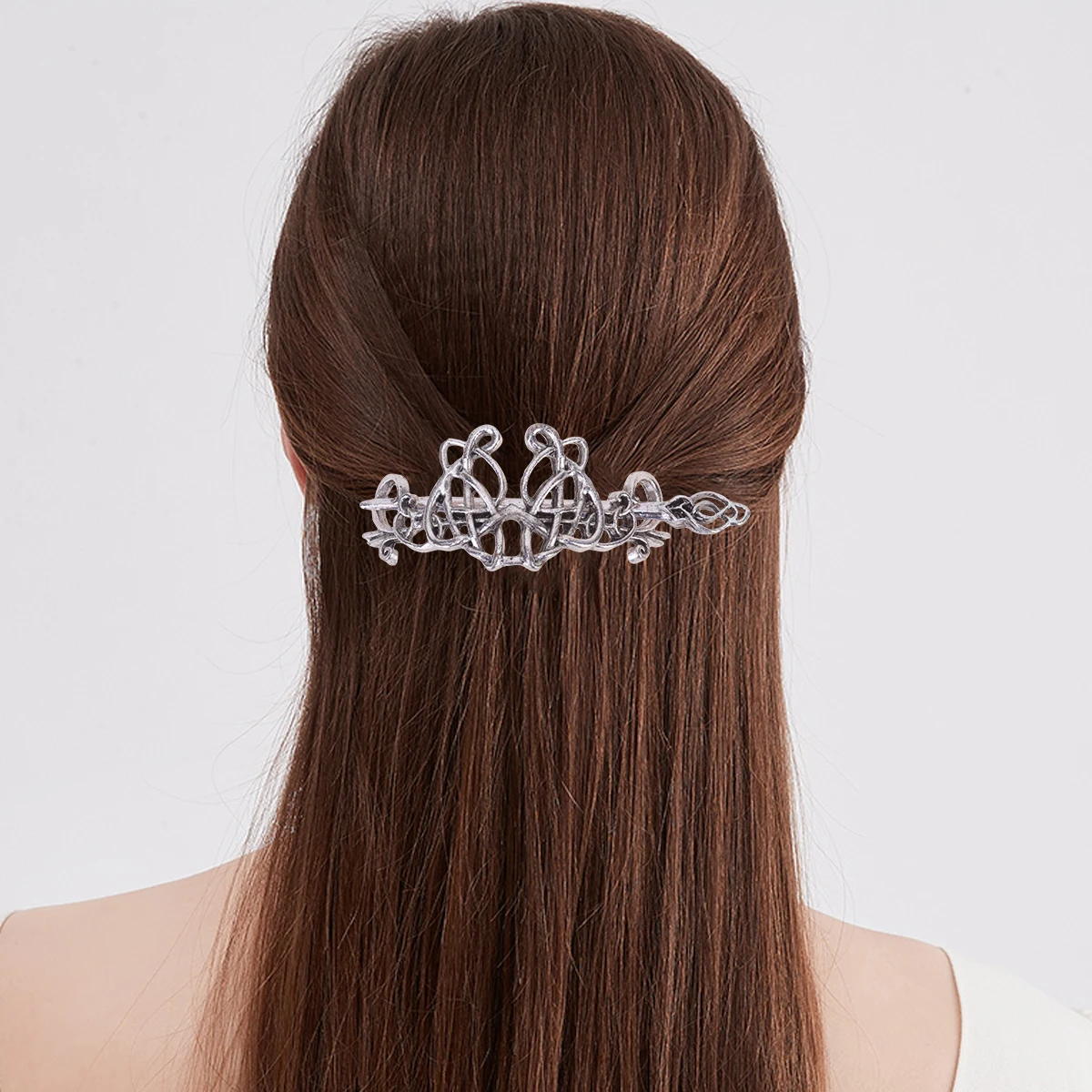 

1pc Retro Hairpin Vintage Chopsticks Alloy Ethnic Hairpin For Women Fashion Hair Decoration Updo Hair Stick Crystal Party Casual