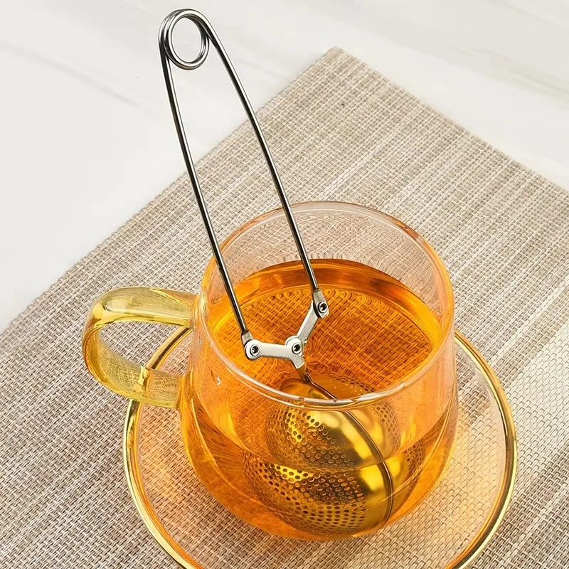 Tea Strainer Stainless Steel Infuser Mesh Tea Ball Infuser Filter Reusable Loose Leaf Strainer Bag Brew Herb Tea Accessories