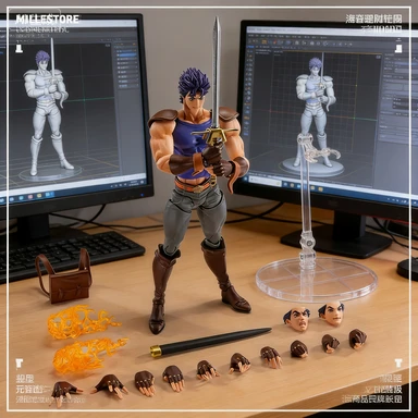 

In Stock Original Bandai S.H.Figuarts Joseph Joestar & Jonathan Joestar Action Figure - Foam Box Packaging