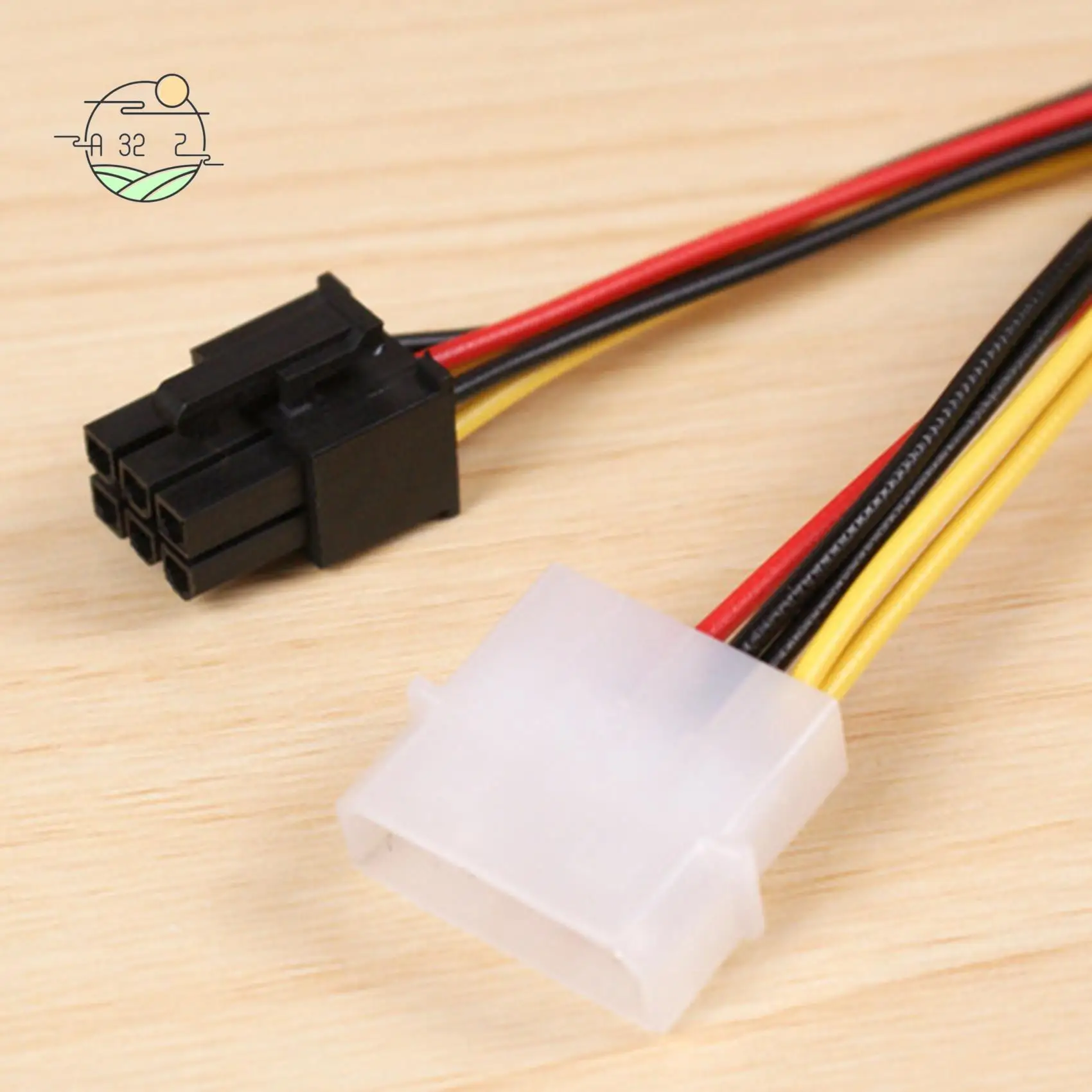 A32Z-10 Pcs 4 Pin IDE Molex To 6 Pin Power Cable GPU Graphic Card