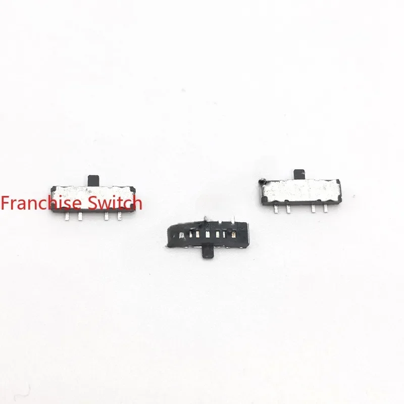 100PCS Toggle Switch SSSS811501 Patch 4Feet 3Gears, Thin Handle Side Dial Sliding Power