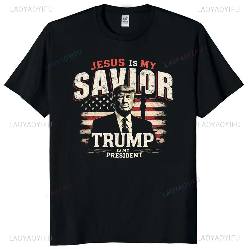 Trump-2024 T-Shirt Ultra Maga Proud Anti Biden US Flag Pro Trump 2024 Election T-Shirt For Men Women T Shirt Tops Cotton Tees