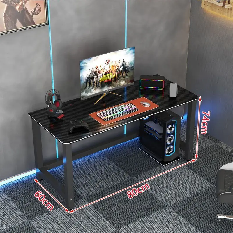 Desktop gaming desk, minimalist desktop, home study desk, bedroom two-person office gaming computer desk