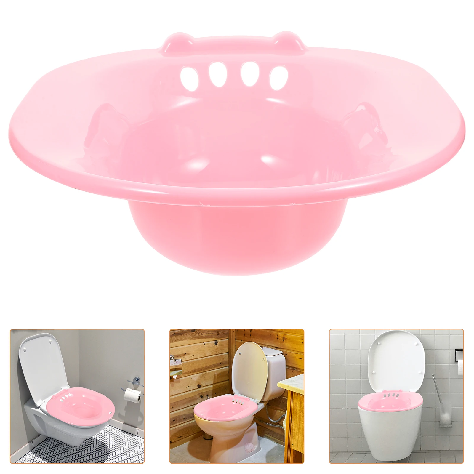

Sitz Bath Basin for Pregnant Women Elderly Postpartum Care Hemorrhoid Relief Wash Tub Oval Sitz Bath for Toilet Seat