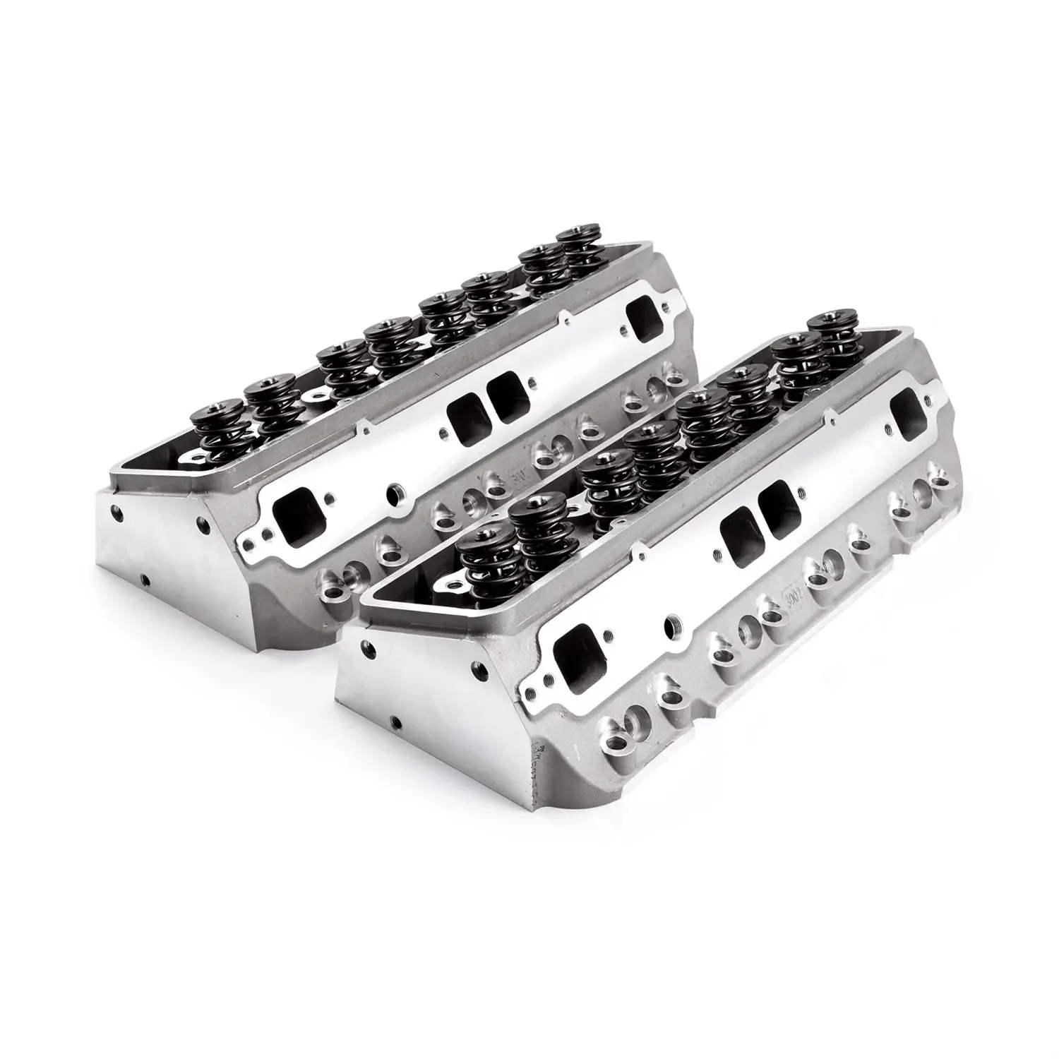 Small Block Chevy 350 Aluminum Complete Cylinder Heads 74cc/200cc