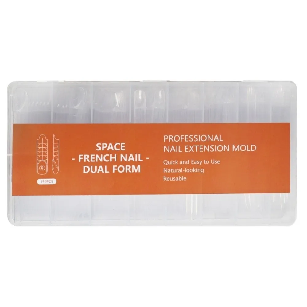 

150 шт. 15 размеров, прозрачные пластиковые типсы для ногтей, длинные, полноразмерные, многоразовые, для наращивания и дизайна ногтей
