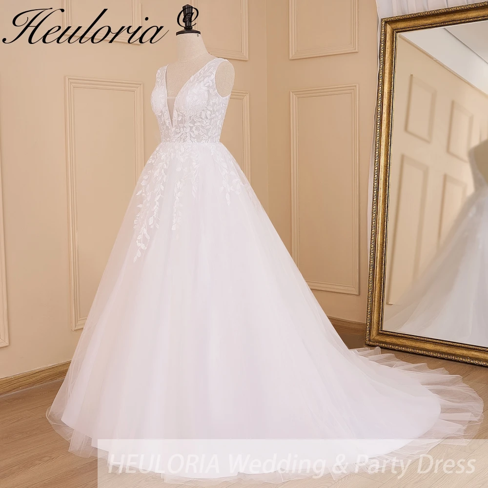 Robe de mariée élégante en dentelle, style Boho, col en V, grande taille, ligne A