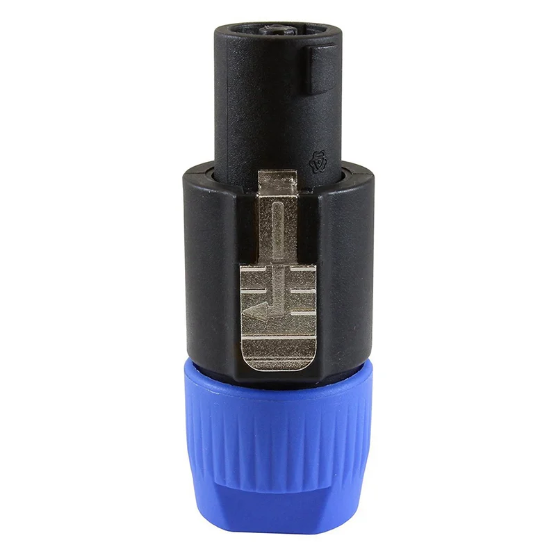 AA84 Speaker Plug Twist Lock 4 Pole Speaker Plug Compatible With Neutrik Speakon NL4FC, NL4FX, NLT4X, NL2FC - 12 PACK
