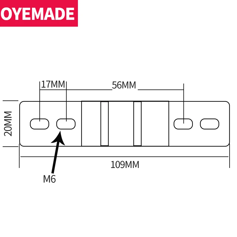 4 Holes Busbar Double-hole Bus bar M6 Battery Connector 200A 300A Flexible Copper Loose Busbar Nickel plated  Braided Strap Band