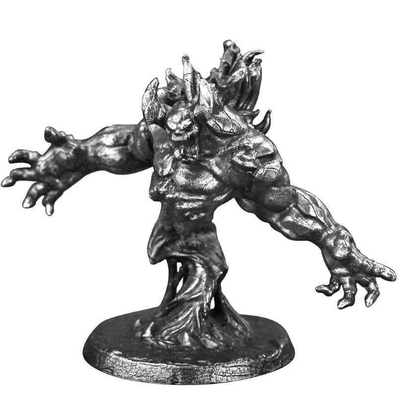 Metal Monster Ancient Soldier Action Figures - Desktop Car Interior Miniature Ornament Board Game Piece Collectible Model Toy