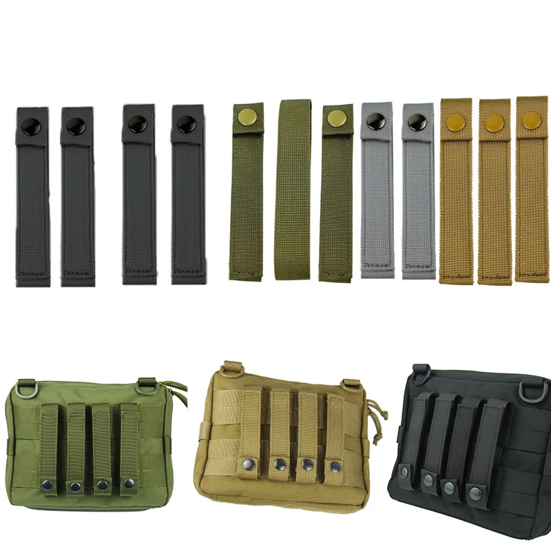 2/4pcs Nylon Molle Band Gurtband Schnalle Schlüssel haken Clip taktische Tasche Kleiderbügel Riemen Gürtel Haken Karabiner Kleiderbügel Jagd ausrüstung