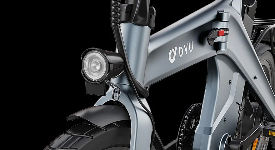 DYU T1 Elektrofahrrad 250W Bürstenloser Motor 36V10AH Lithium-Batterie Magnesiumlegierung E-Bike für Erwachsene 20-Zoll-Reifen Faltbares E-Fahrrad – Detail 10