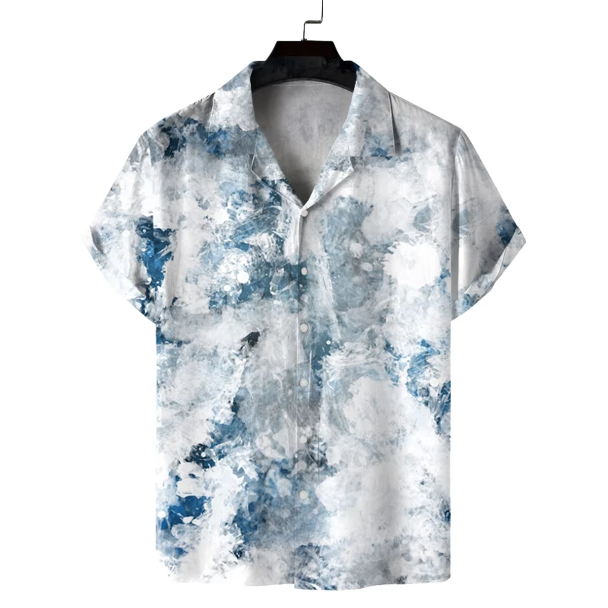 

Hawaiian Mens Shirts Tropical Plant Leaves 3D Printed Men's Hawaiian Fashion Collar Cool Shirt Men's Short Sleeve Casual Shirts