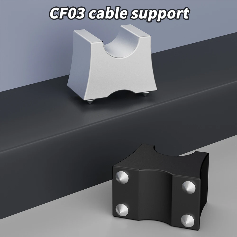 

CF03 Hi-End Audio Cable Support Bracket for Enhanced Sound Quality with Aluminum Construction and Anti-Shock Pad