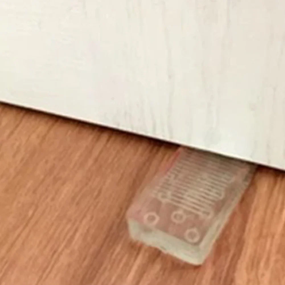Fermaporta Fermaporta 95x40x14MM Fermo posteriore per porta Gomma PU Silicone Trasparente/grigio/nero Fermaporta Nuovo di zecca