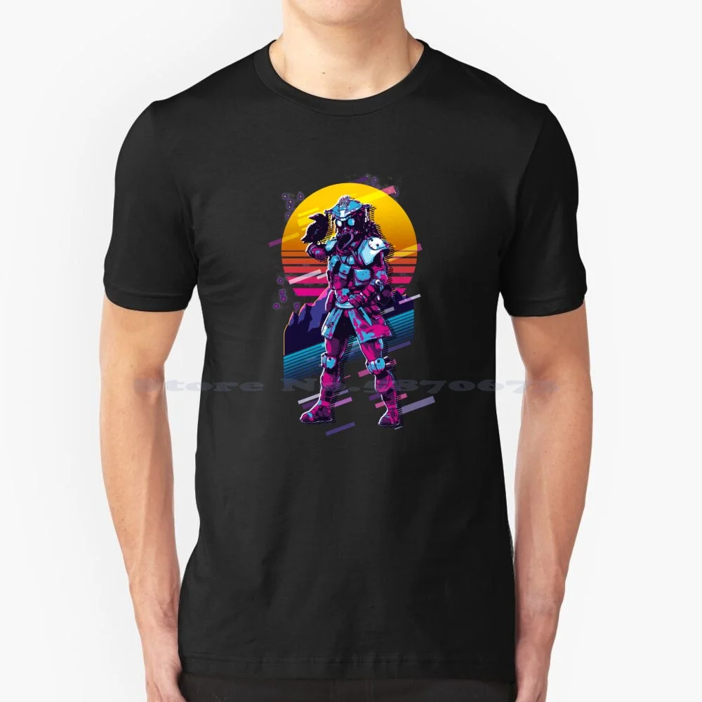 Apex Legends-Bloodhound * 80s Retro * T Shirt 100% Cotton Tee Bloodhound Apex Legends Apex Legends Characters Apex Legends