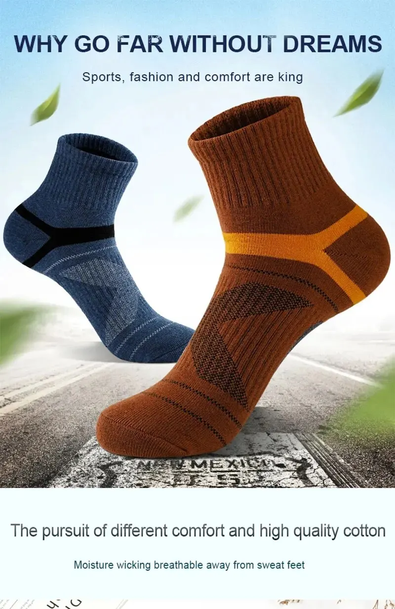 3/5/10/20 Paar Lot Herrensocken Schwarze Sportsocken Casual Run Herbst Winter Hochwertige atmungsaktive Herrensocken – Detail 1