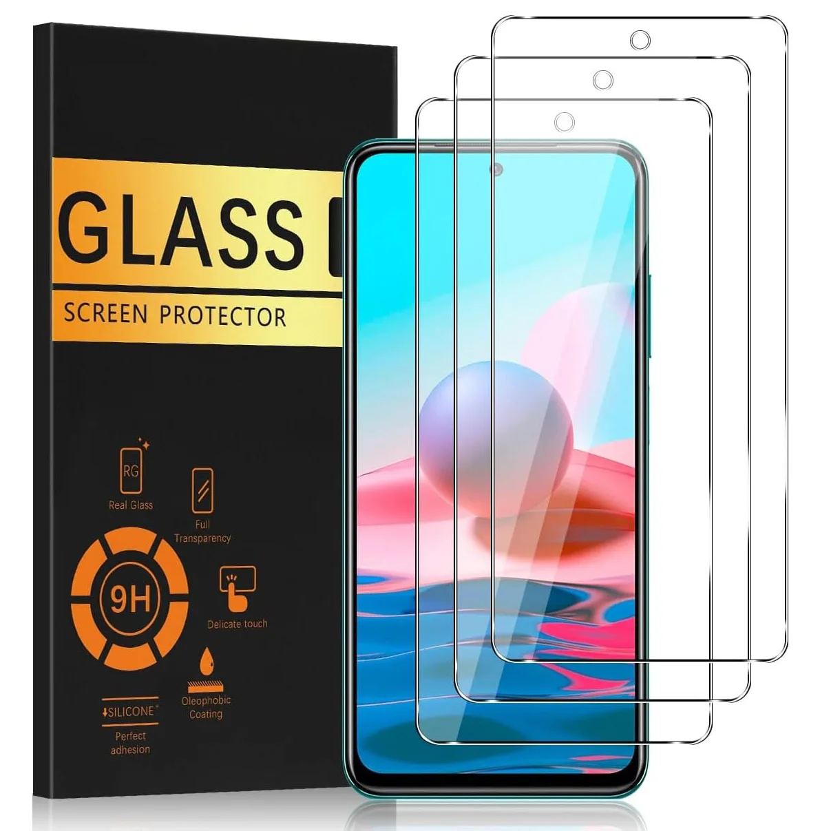

3pcs Tempered Glass Screen Protectors For Poco X4 GT/Poco X4 NFC/Poco X4 Pro 5G Glass Film