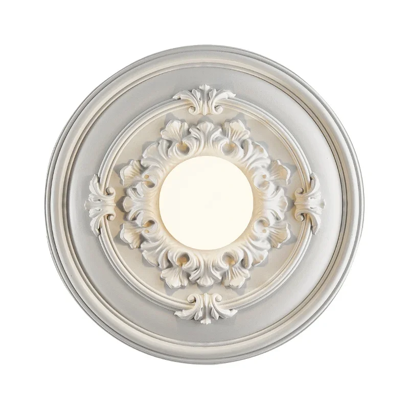 

French retro bedroom bedside wall lamp simple cream style living room background wall lamp designer corridor aisle lamp