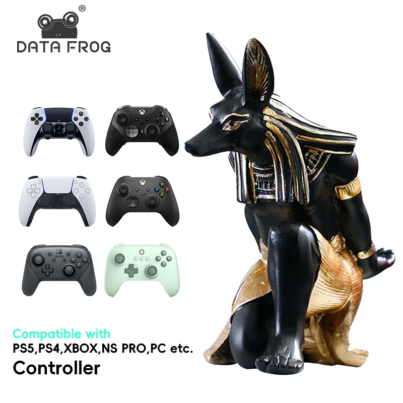 

DATA FROG Anubis God Gamepad Base Holder for PS4/PS5/Xbox Universal Fashion Display Stand for Switch OLED Game Accessories