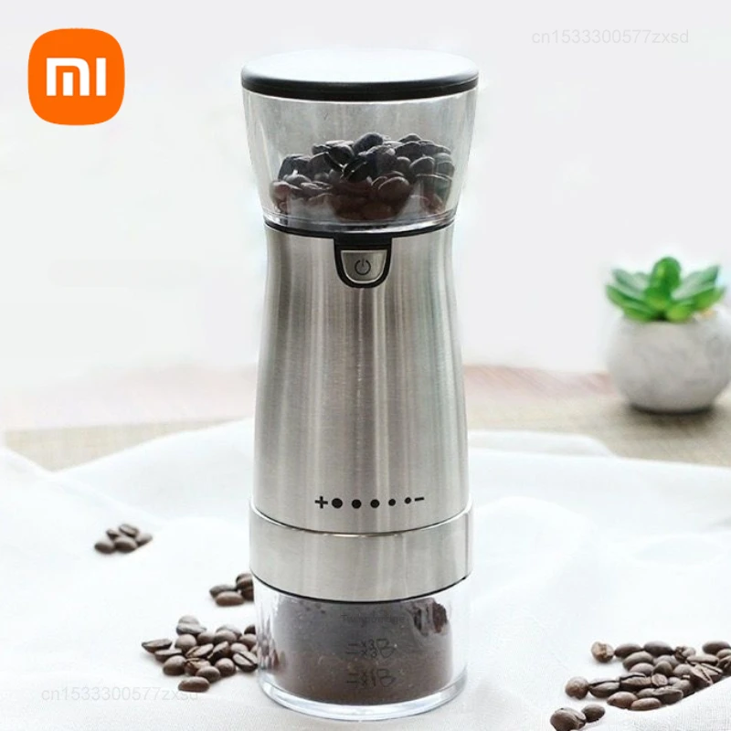 Xiaomi Portable Electric Coffee Bean Grinder Household USB Grinder Machine Portables Travel Medicine Flour Hand Powder Crusher