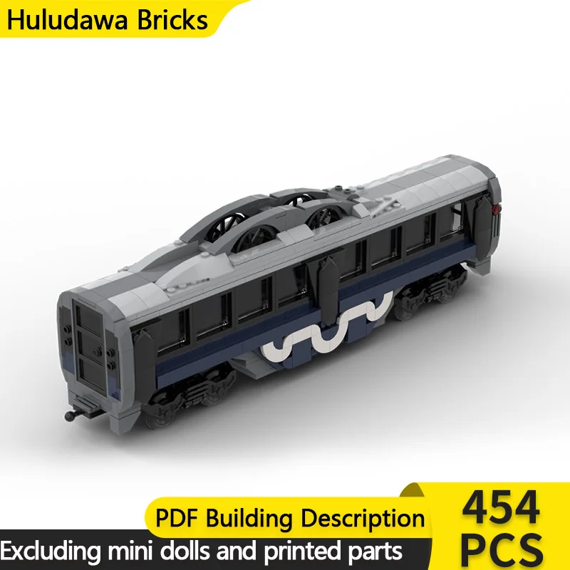 

Популярная игровая модель MOC, строительные кирпичи, игровой поезд, карета, модульная технология, подарки, праздник, сборка, детские игрушки, костюм