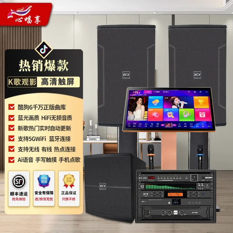 

2025 New 12-inch Karaoke Speaker Set, Self-service KTV, Home KTV, Professional All-in-One Singing Machine
