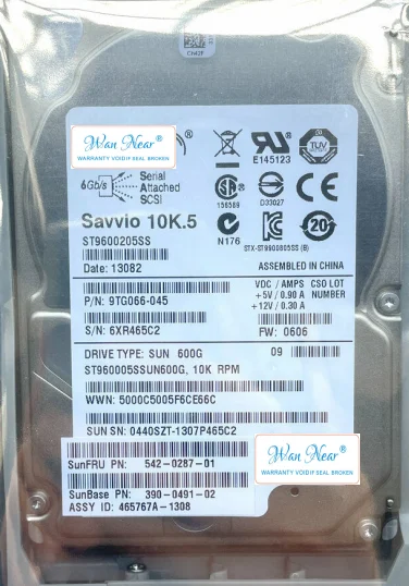 

For 600GB 542-0287-01 390-0491-02 SAS 2.5