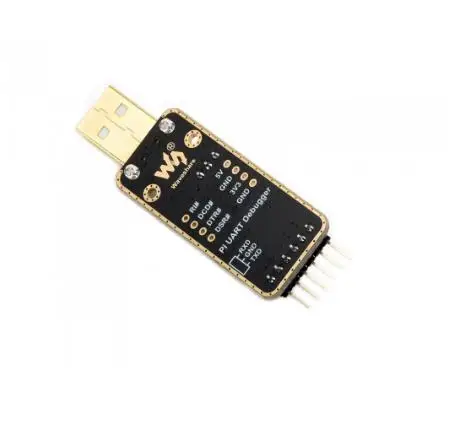 

Pi UART Debugger USB To UART Debugger Module for Raspberry Pi 5,Type-A Port, Onboard UART Connector,High Baud Rate Transmission