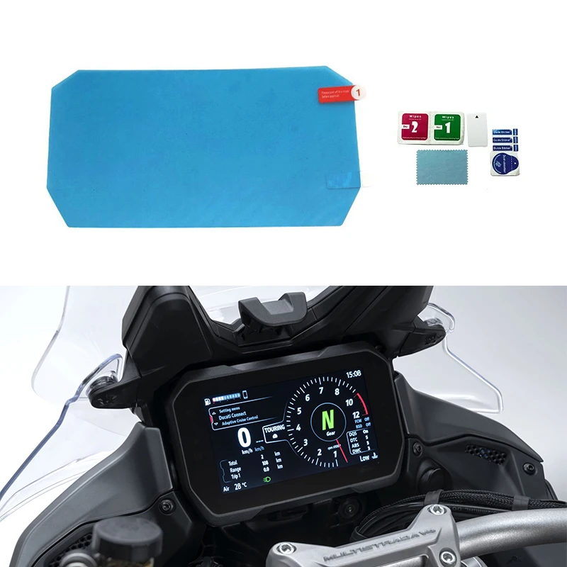 

NEW For Ducati Multistrada V4 Pikes Peak v4S Sport 2021 2022 2023 Motorcycle Cluster Film Dashboard Instrument Screen Protector