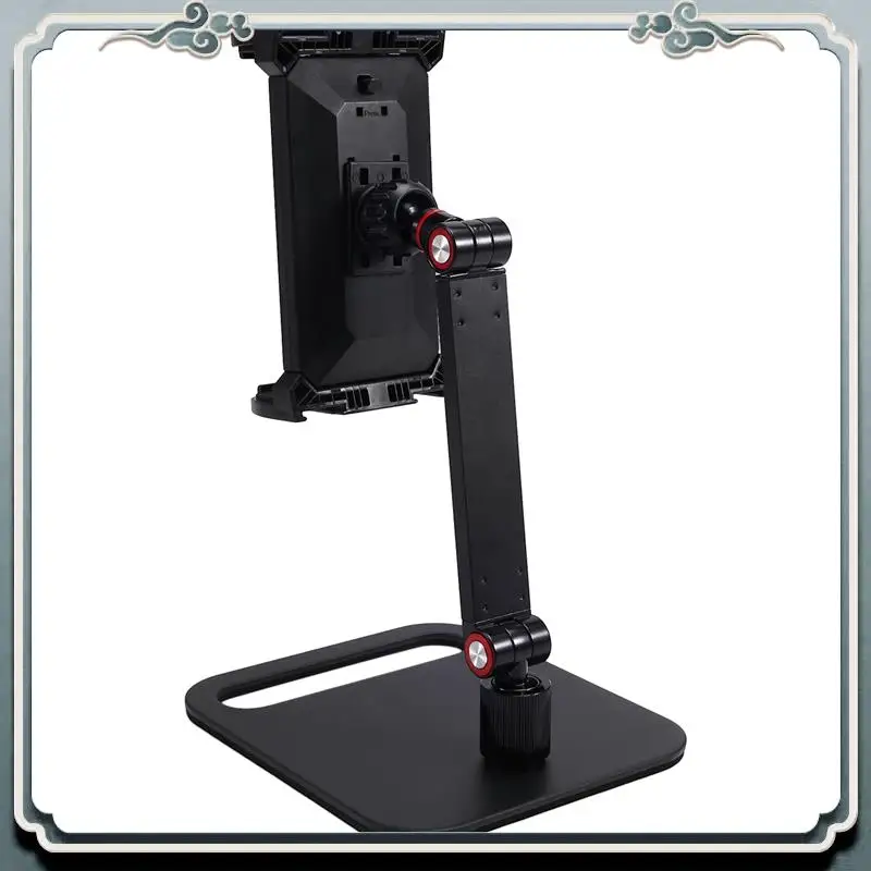 Premium Adjustable Portable Monitor Stand 360° Swivel Bracket Tablet Holder Compatible With Tablet Desktop Clamp Stand