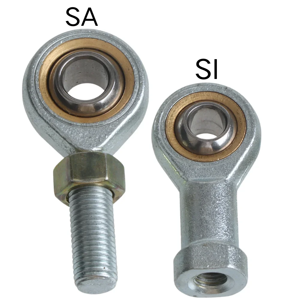 1 Pair M6/M8/M10 Metric Thread Ball Joint SA SI TK Left Right Male Female Steering Link Rod End Bearings