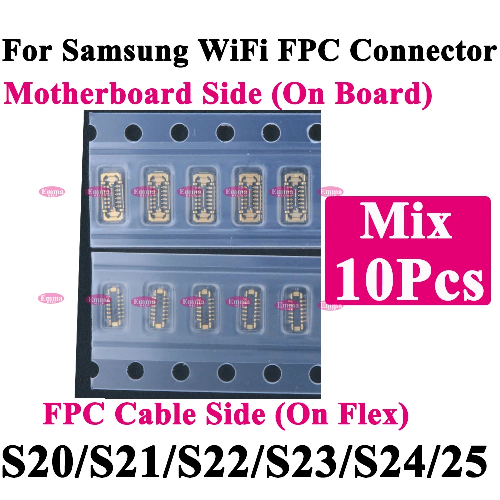 5/10 Professional Grade WiFi Antenna FPC Connector for Samsung S20 S21 S22 S23 S24 S25 Ultra Plus Stable Signal Replacement Part