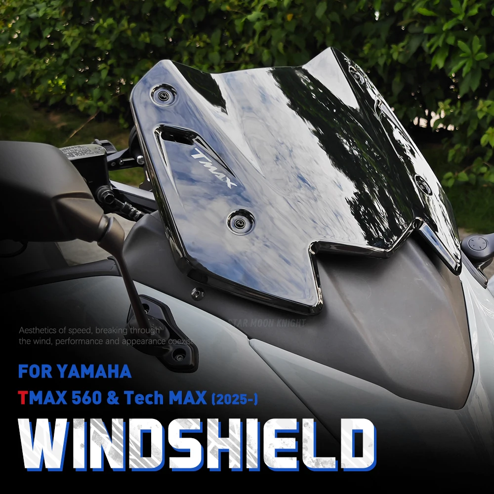 

For Yamaha T-MAX 560 TMAX /Tech MAX 2025-New Motorcycle Accessories Windshield Wind Deflector Windshield