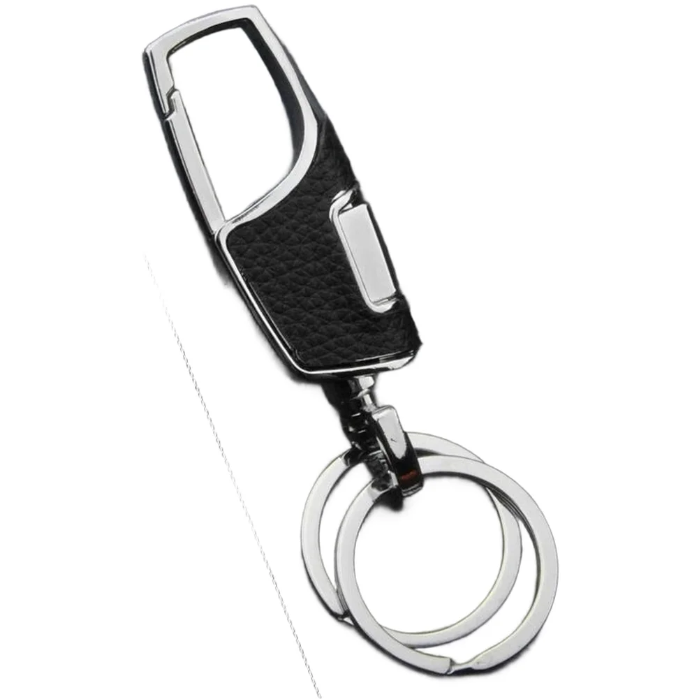 Durable Metal Keychain for Men with Minimalist Design Compatible with Car Keys Motorcycle Keys 9.4x3x2.2cm Compact Portable Size