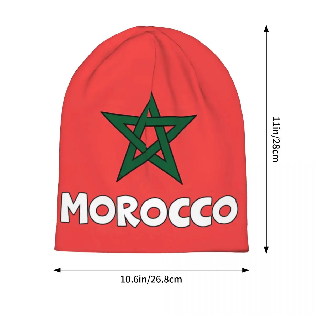 Morocco Flag Fashion Hats Keep Calm And Support Thin Hat Bonnet Special Skullies Beanies Caps Men Women's Earmuffs